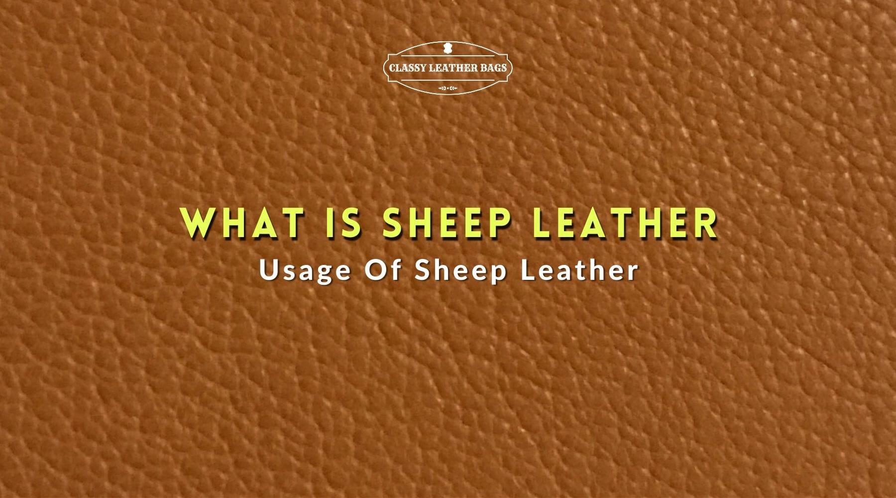 what is sheep leather?
