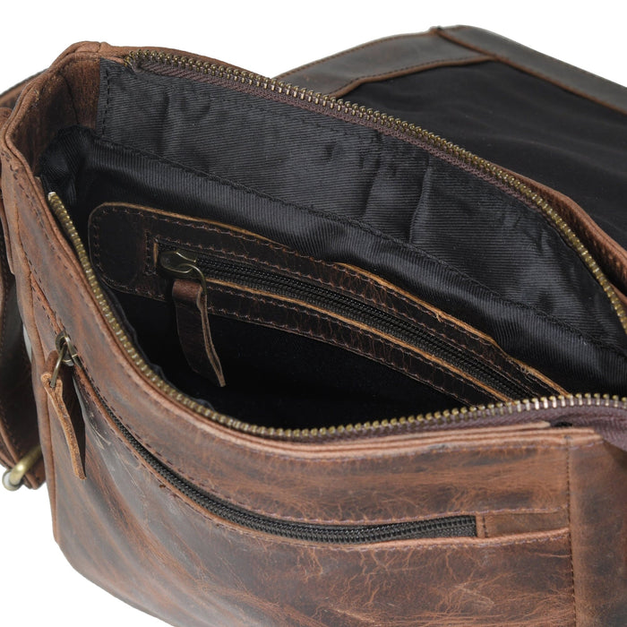 Best Leather Crossbody Messenger Bag for Men and Women in USA