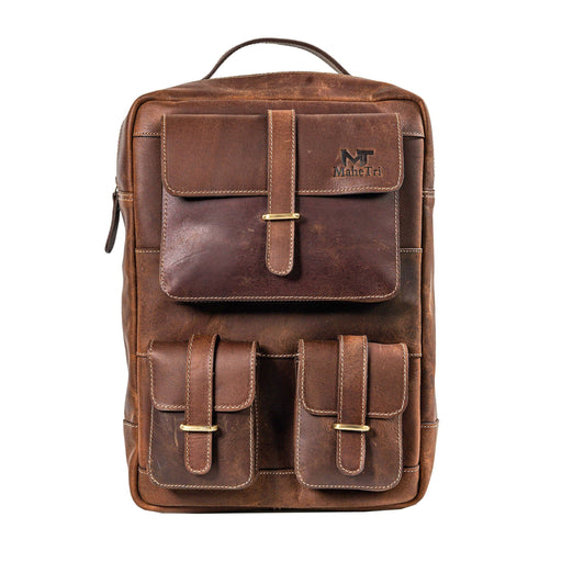 Best Brown Leather Laptop Backpack Women in USA