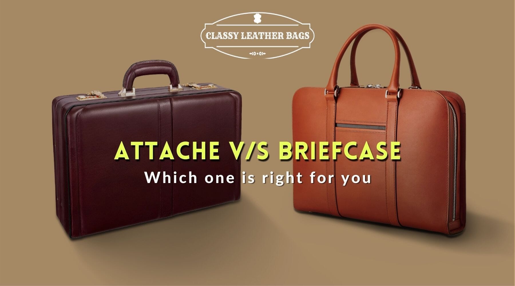What is the Difference between an Attache Case and a Briefcase?