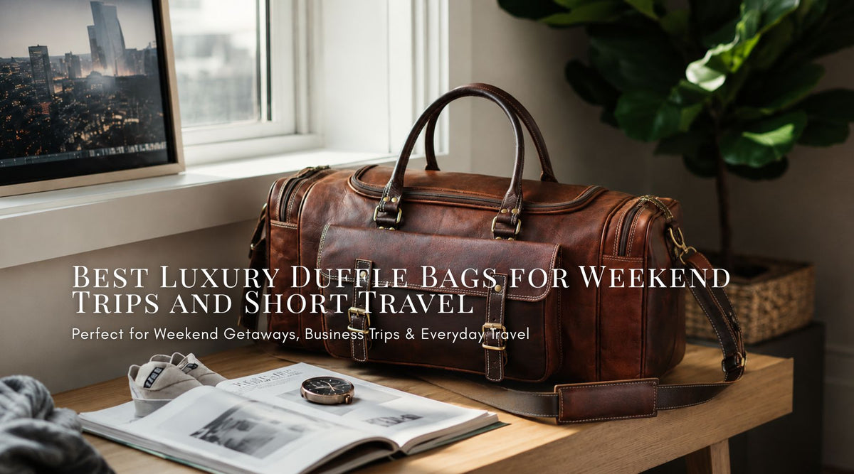 best men's travel duffel bag Brazilia Buffalo Leather resistant PVC material Travel Duffel Bag, Waterproof Canvas