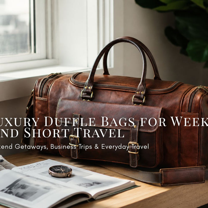 Best Luxury Duffle Bags for Weekend Trips and Short Travel