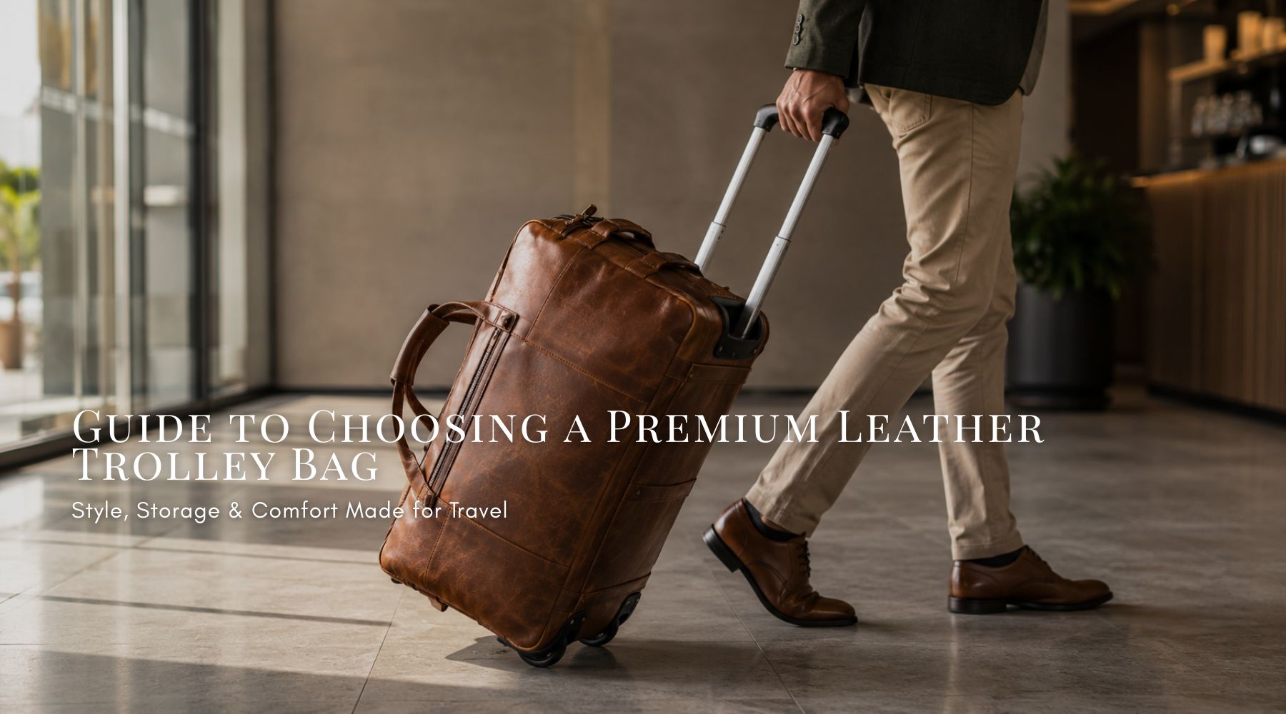 Guide to Choosing a Premium Leather Trolley Bag