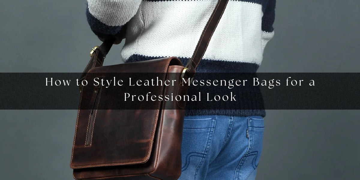How to Style Leather Messenger Bags for a Professional Look? — Classy ...