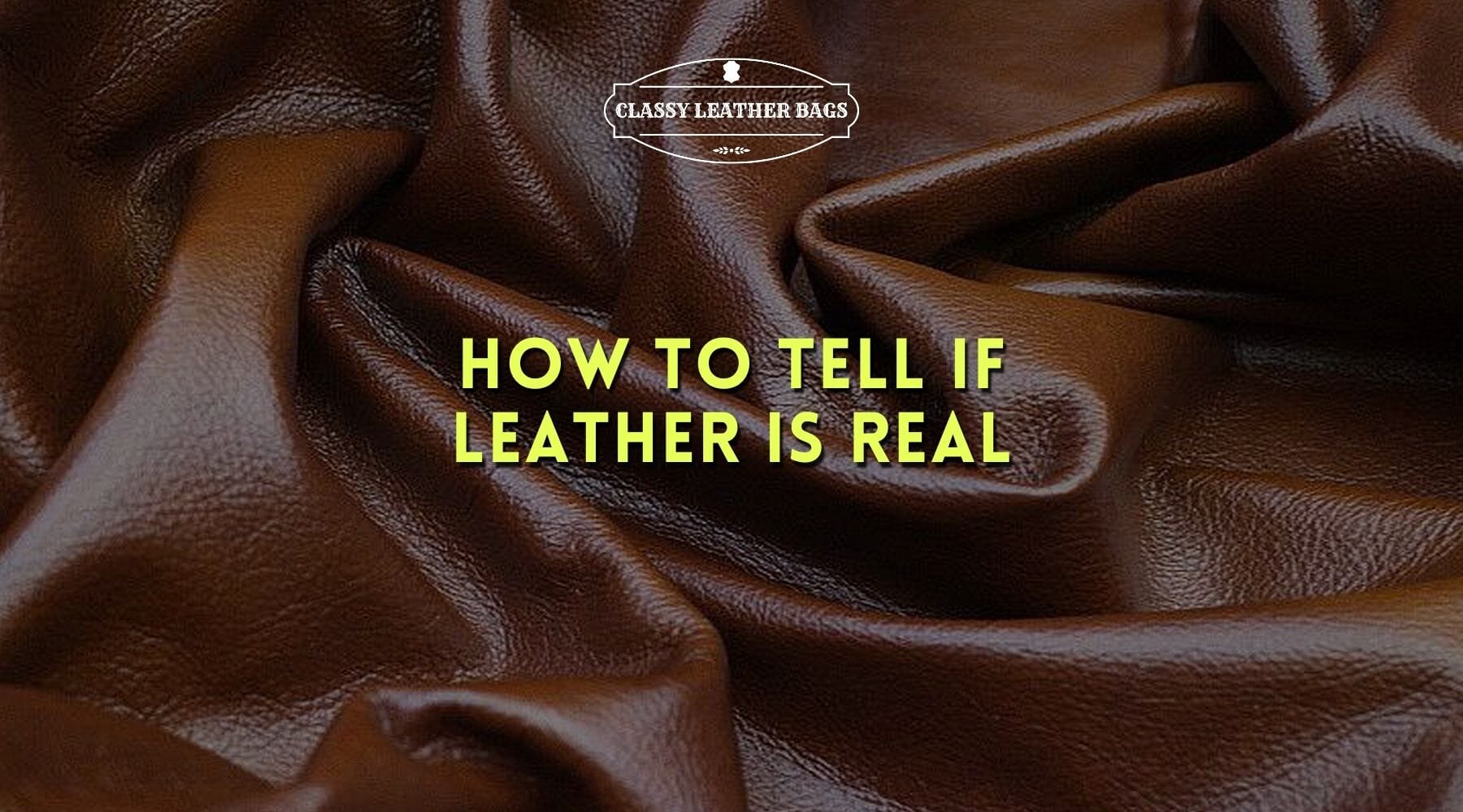 how to tell if leather is real