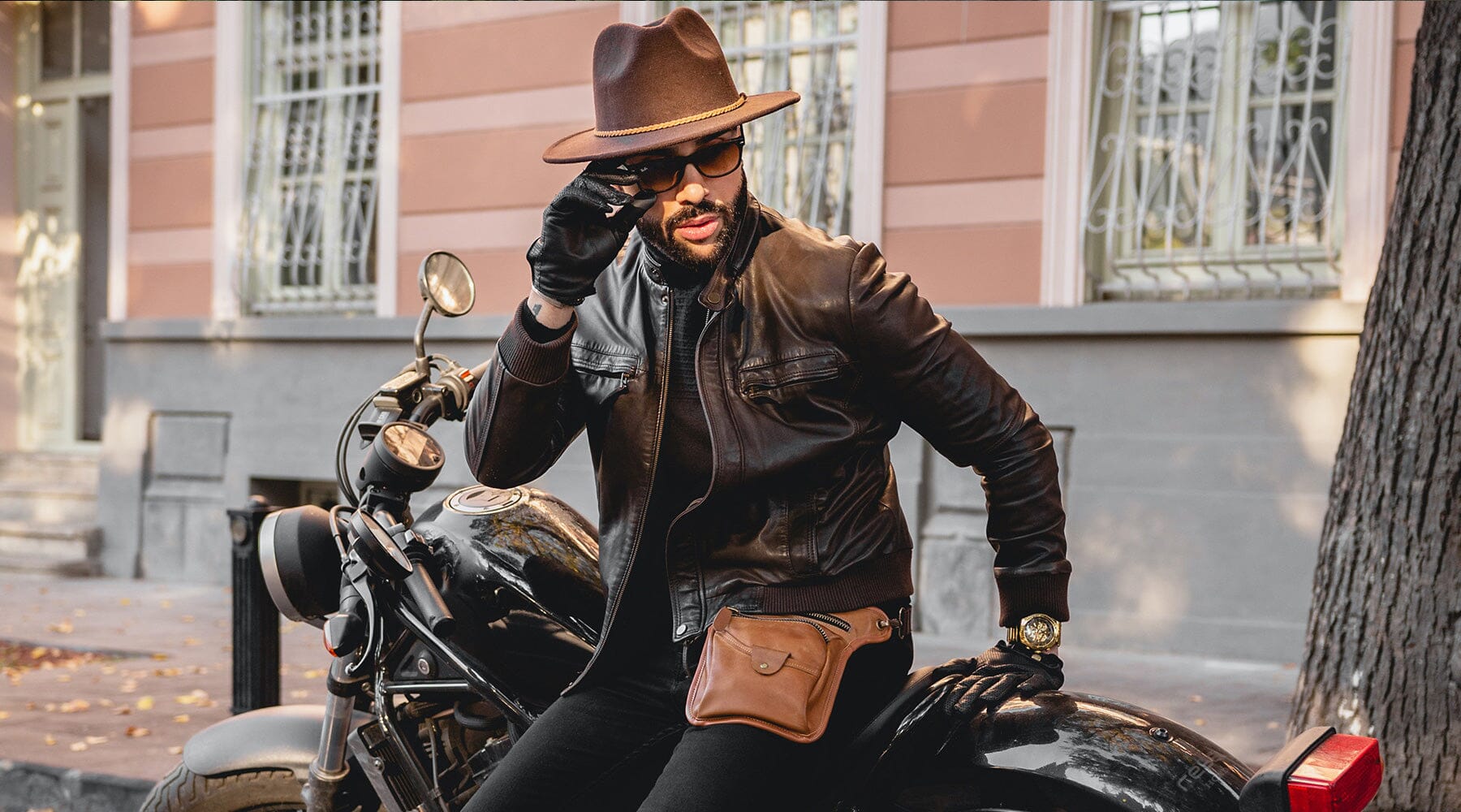 Winter Vogue: Genuine Leather Jackets for Men