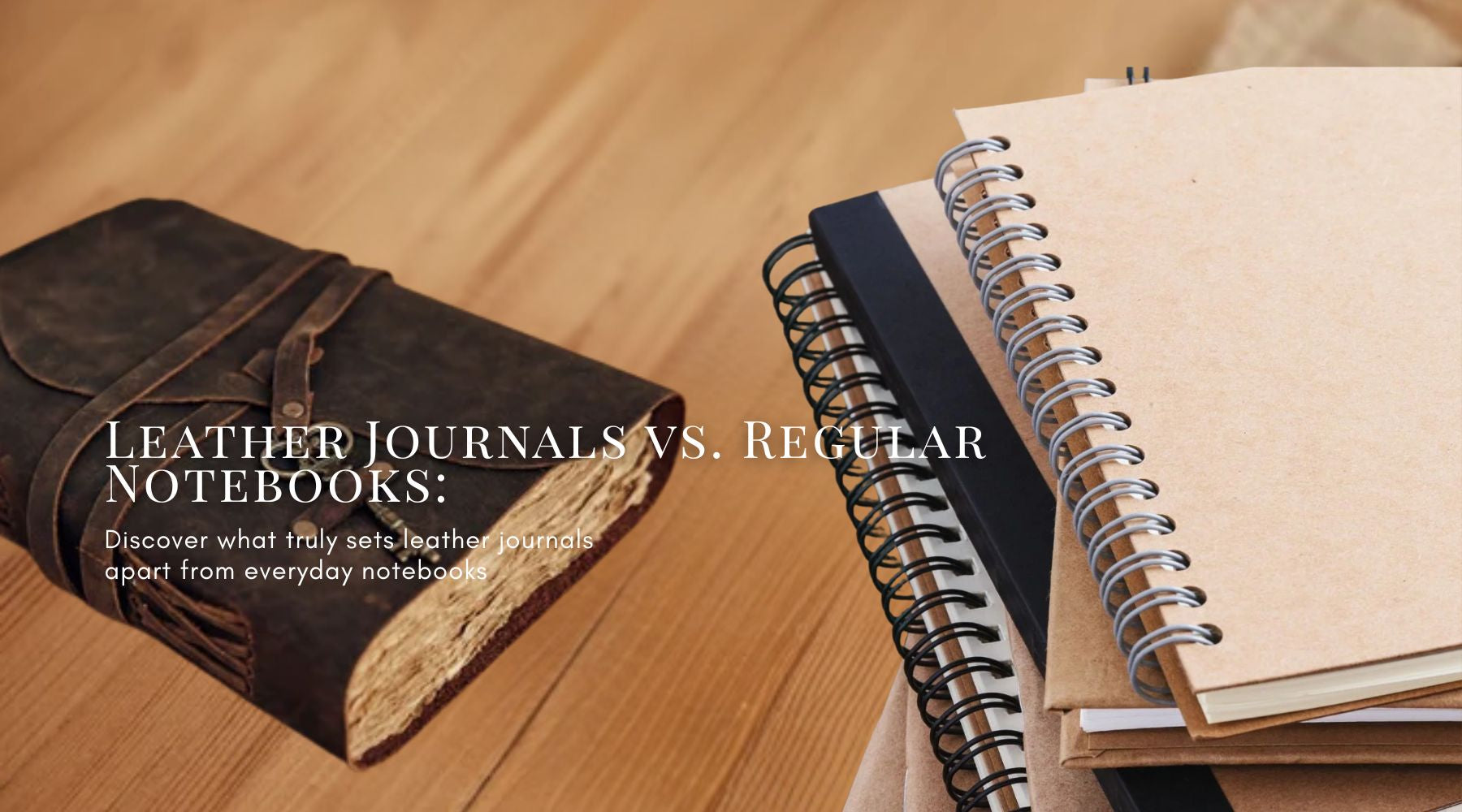 Leather Journals vs. Regular Notebooks: Key Differences Explained
