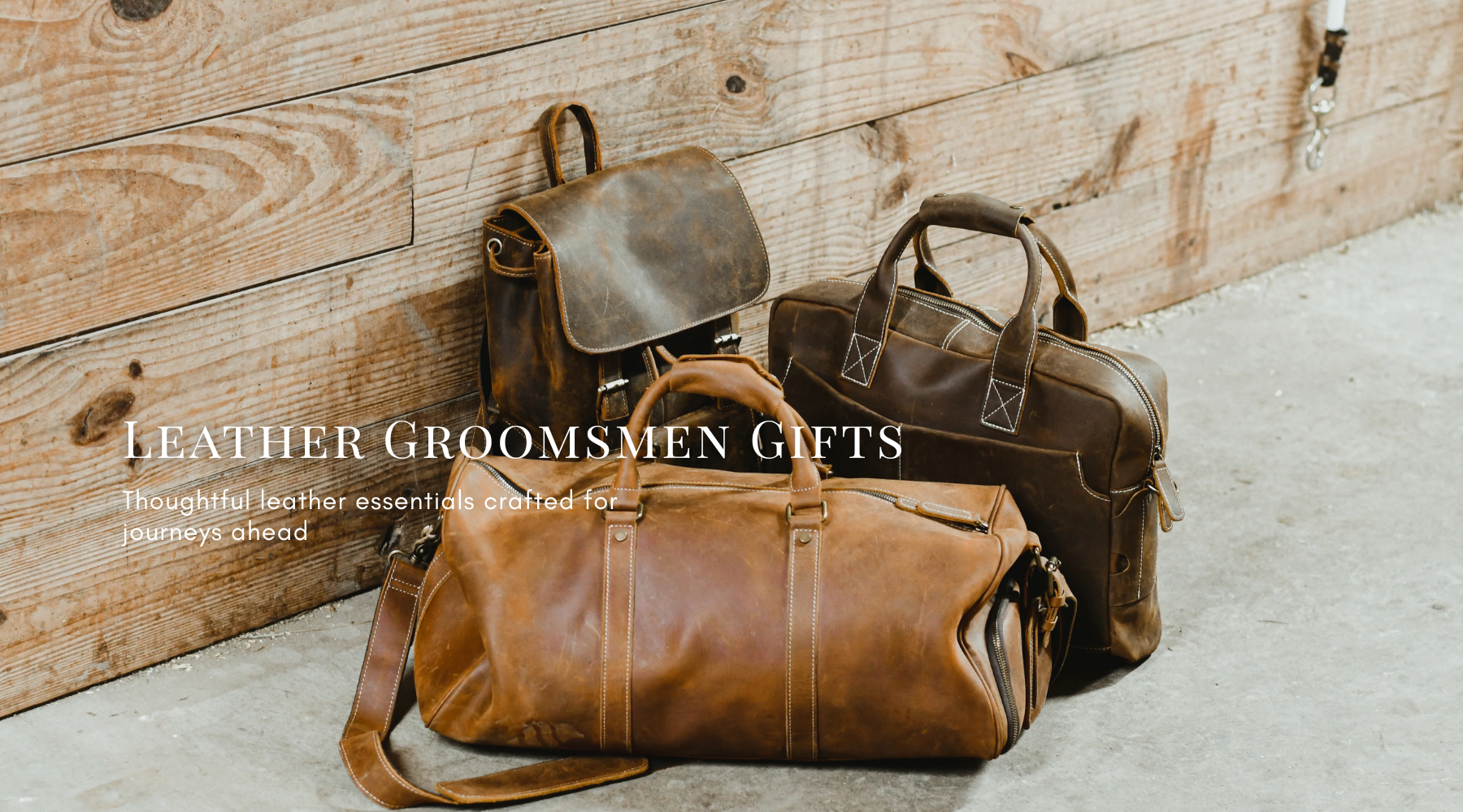 Leather Groomsmen Gifts