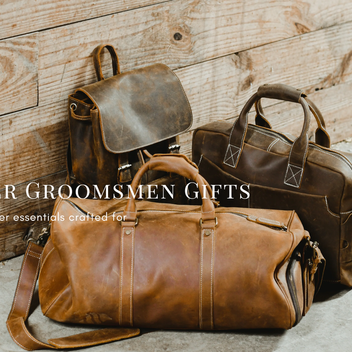 Leather Groomsmen Gifts