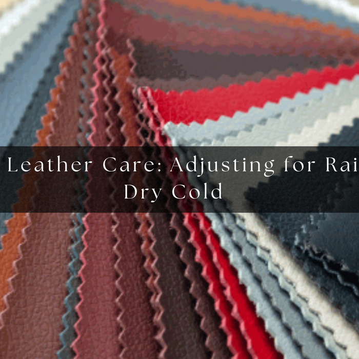 Seasonal Leather Care: Adjusting for Rain, Heat, Dry Cold