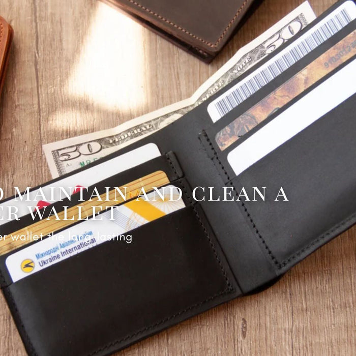 Tips to maintain and clean a leather wallet