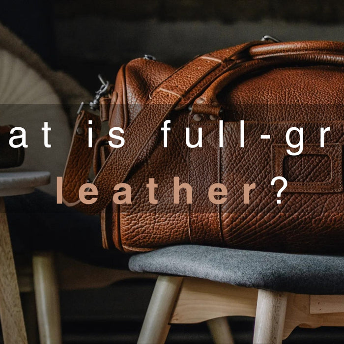 What is full-grain leather