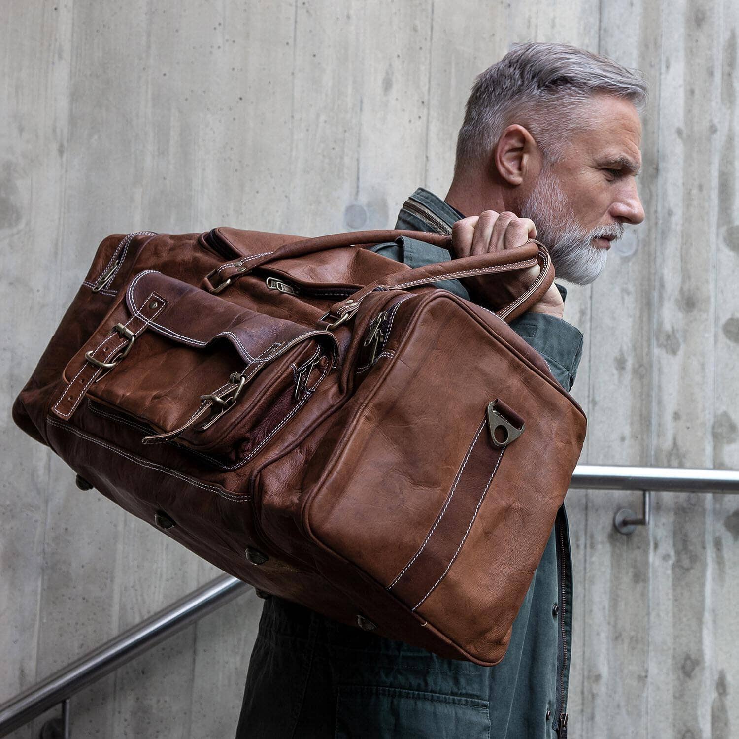 Leather Duffle Bags