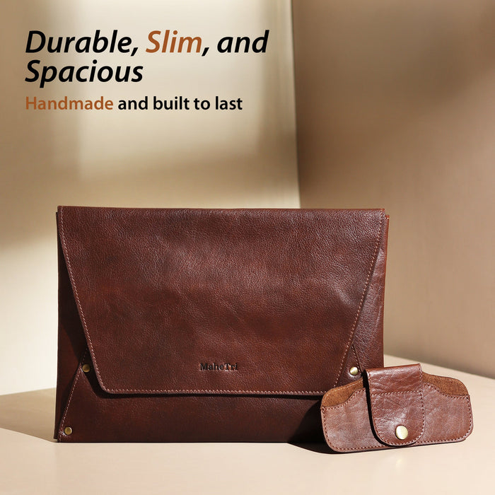Urban Leather Laptop Sleeve + Free Sunglass Case