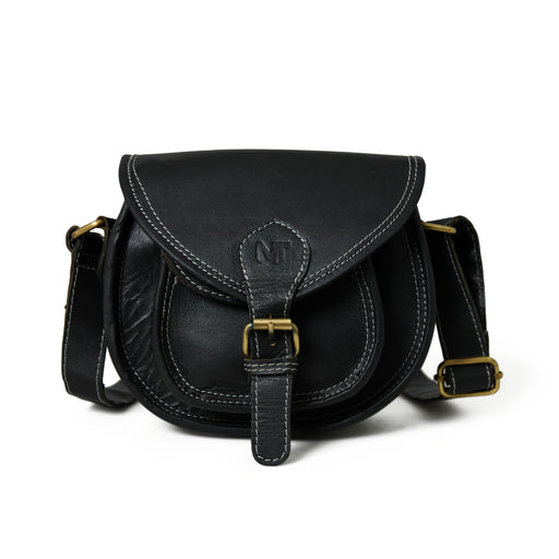 Small Shield Sling Bag in Cocoa - Women
