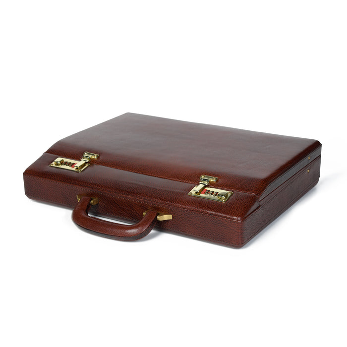 Rich Brown Office Suitcase