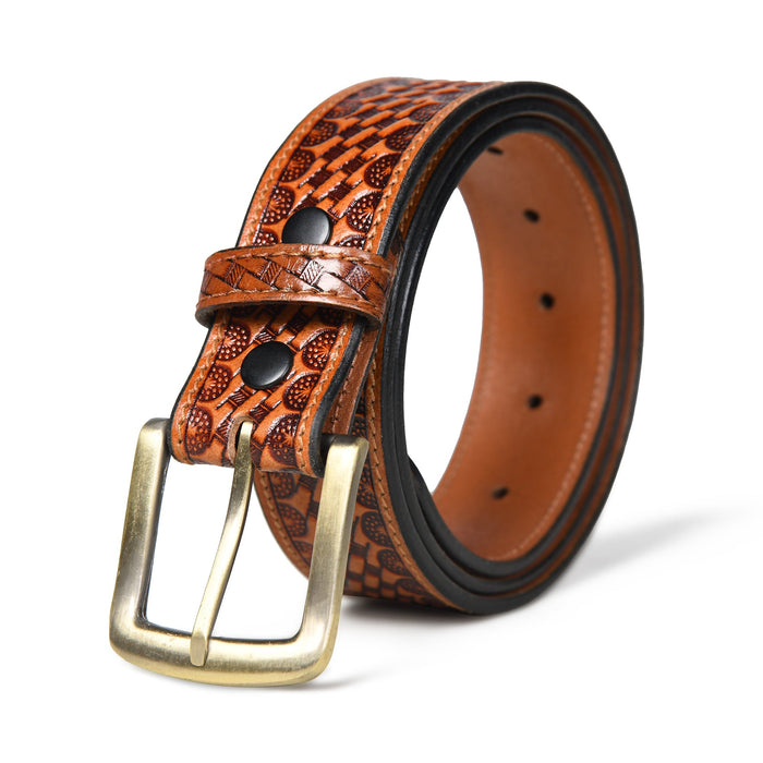 Modern Western Leather Belt