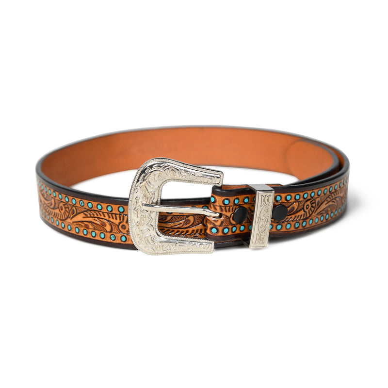 Ceinture en cuir western de créateur