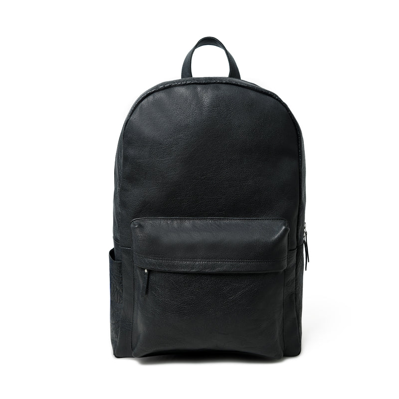 black faux leather backpack purse Black Leather Backpack Handcrafted 16 Inch Genuine Leather — Classy Leather Bags