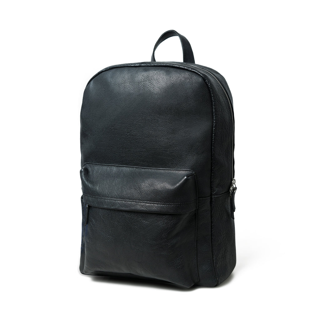 buy large black leather backpack NoirTrek Leather Backpack 1.0