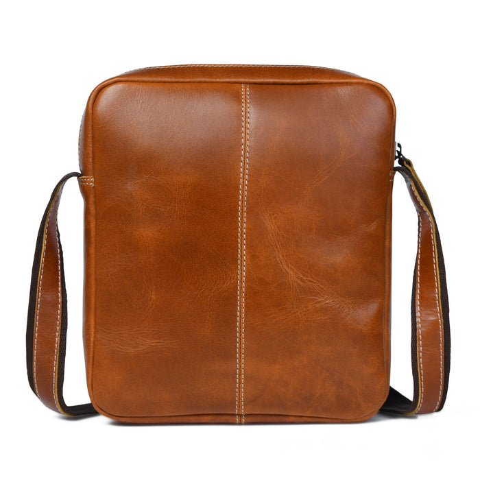 The Compact Messenger- Tan