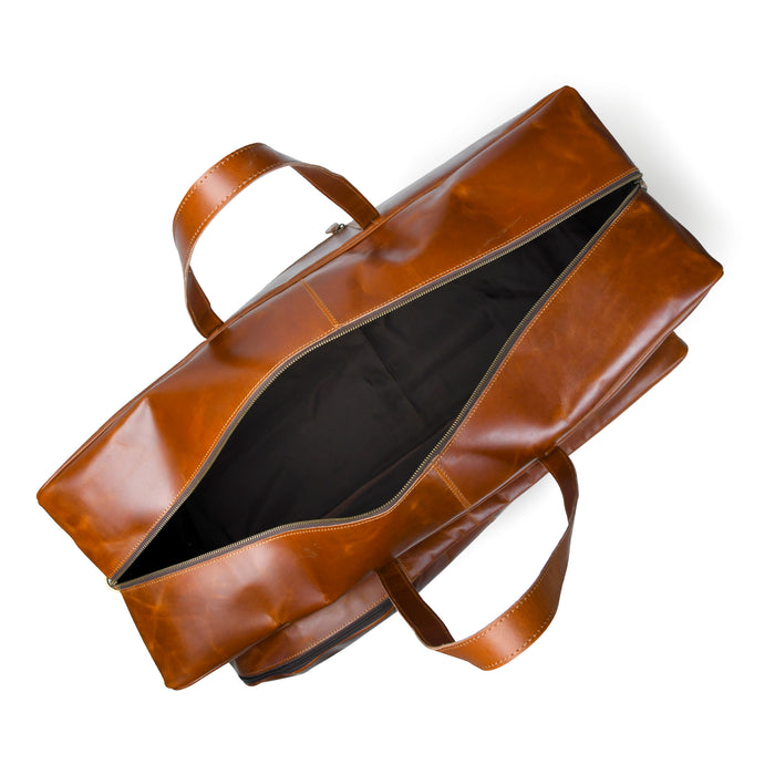 Buffalo Leather Tennis Duffle Bag