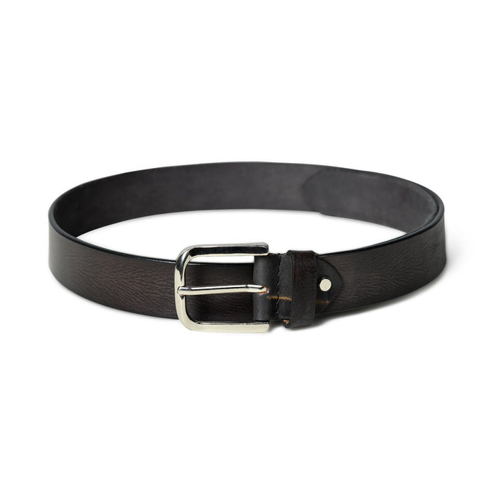 Formal Black Leather Belt for Men