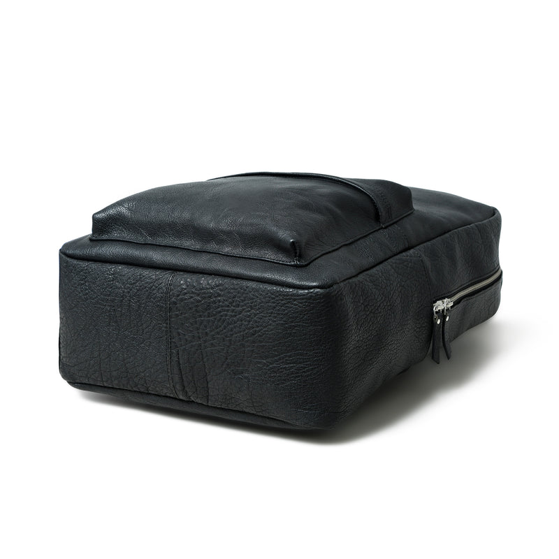 black leather backpack sale For Men | Leather Backpack For Women | Leather College Backpack Ideal for the modern explorer or busy professional who values both style and functionality Black Leather Backpack Handcrafted 16