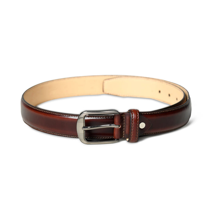 Eclipse Brown Leather Belt