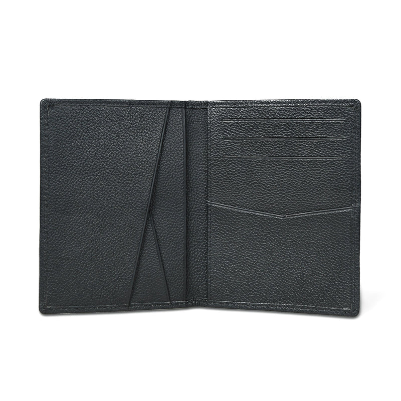 Front Pocket Black Passport Holder