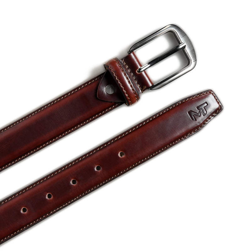 Ceinture en cuir marron Eclipse