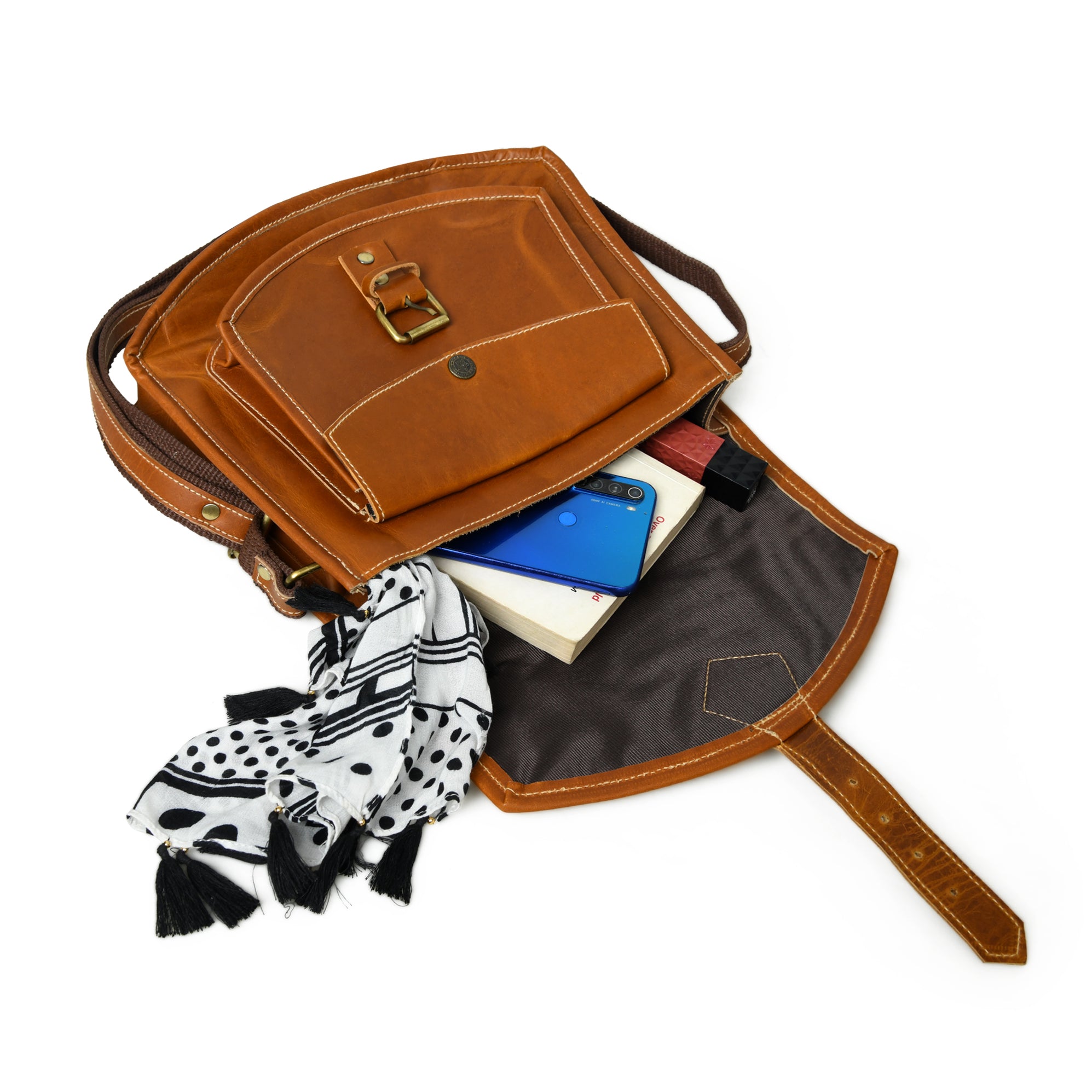 Buffalo Leather CrossBody Bag — Classy Leather Bags