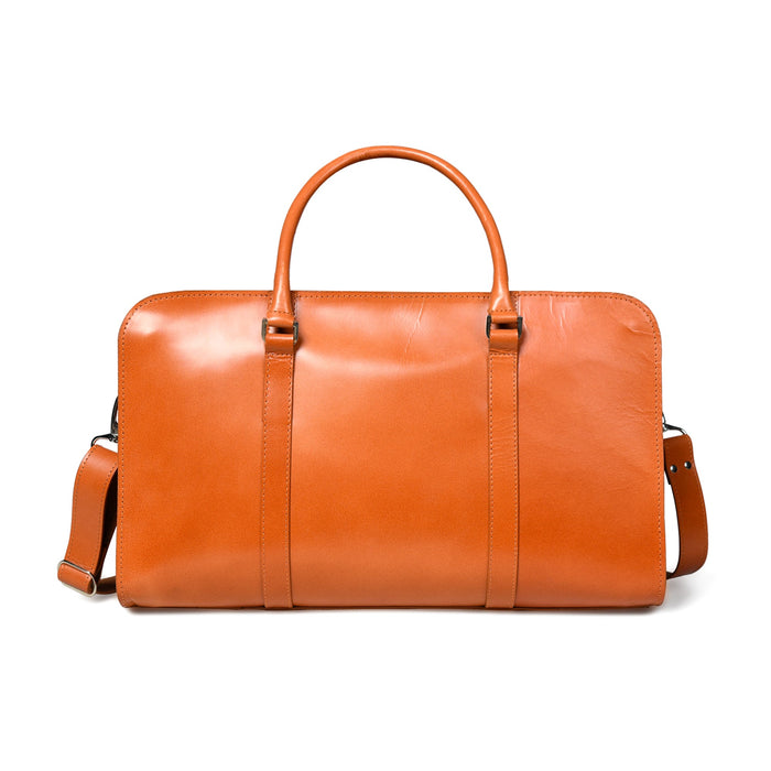 Metro Flair Tan Solid Duffel