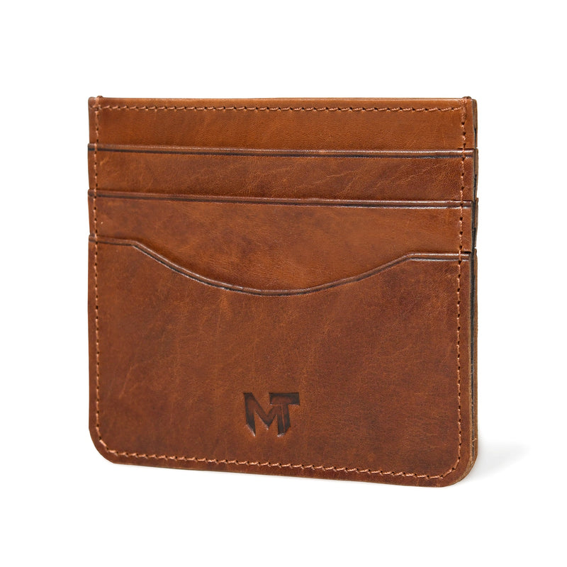 leather credit card sleeve Slim Genuine Leather Wallets, Compact & Stylish Card Case