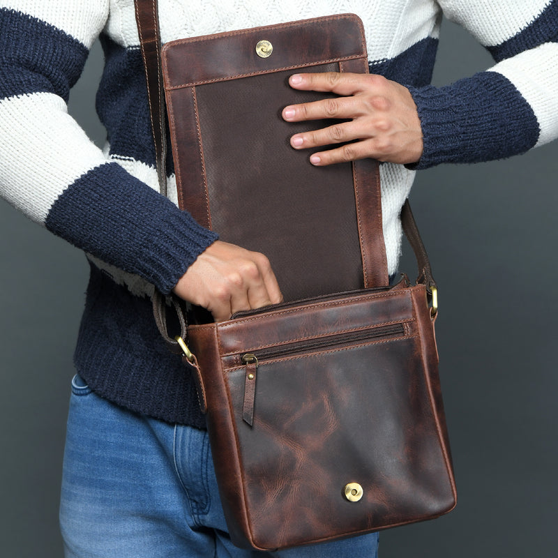 Barton Leather Crossbody Bag