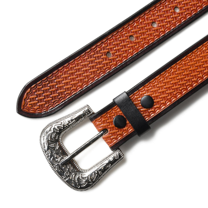 Classic Western Leather Belt