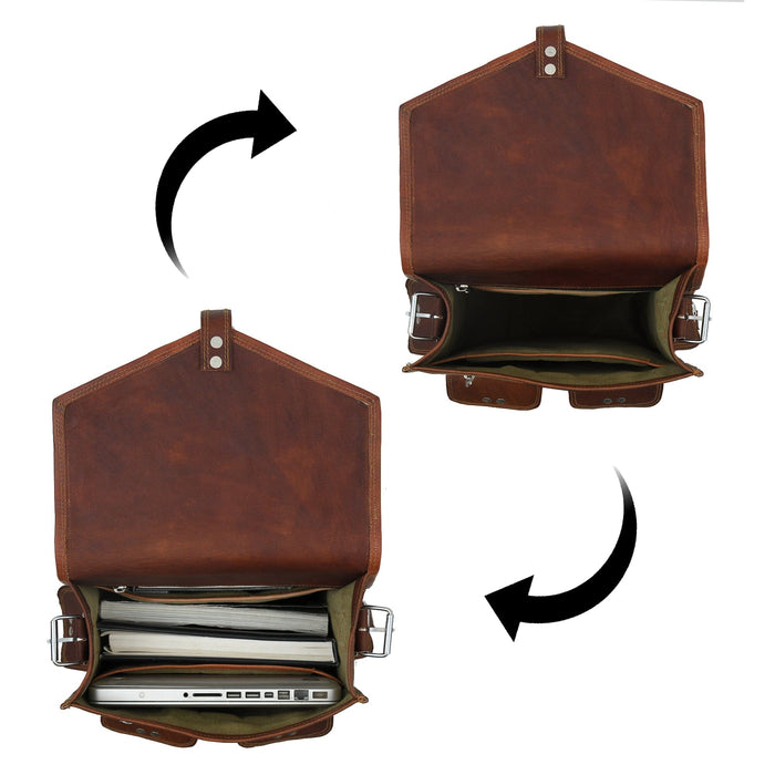 convertible messenger backpack leather Convertible Leather Backpack Messenger Bag, Laptop Backpack — Classy Leather Bags