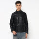 Men’s Sleek Black Leather Jacket