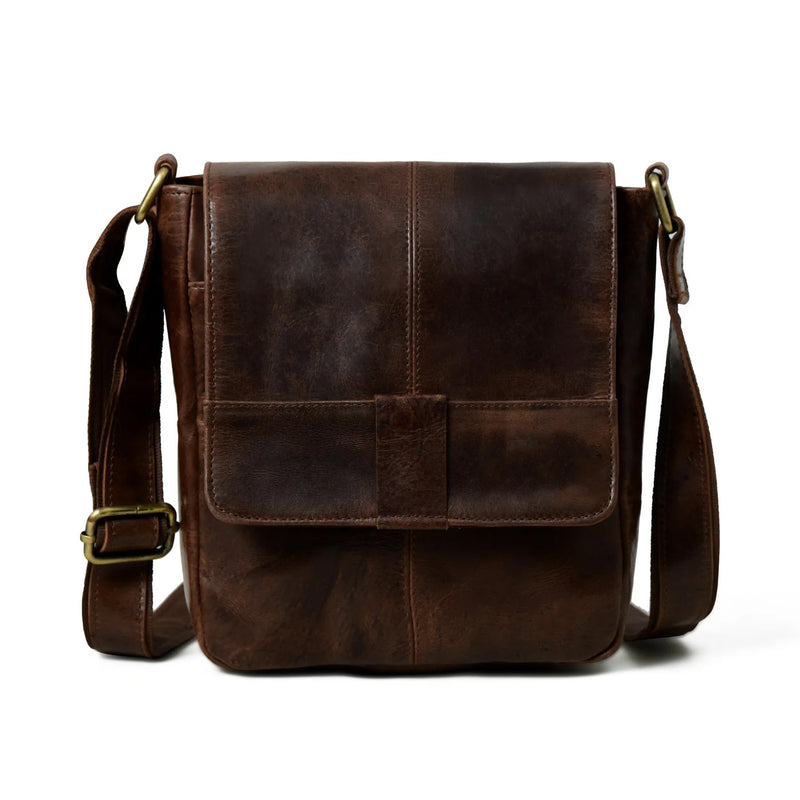 Brown Leather Crossbody Bag
