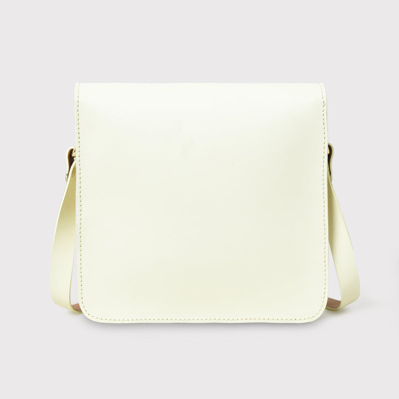White Elegance Crossbody Sling Bag