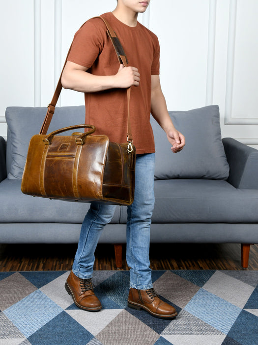 Metro Flair Brown Duffle