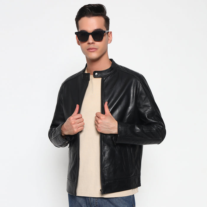 Urban Black Leather Jacket