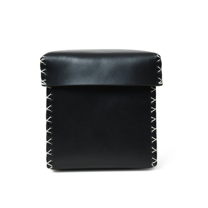 Boîte de rangement multifonction en cuir