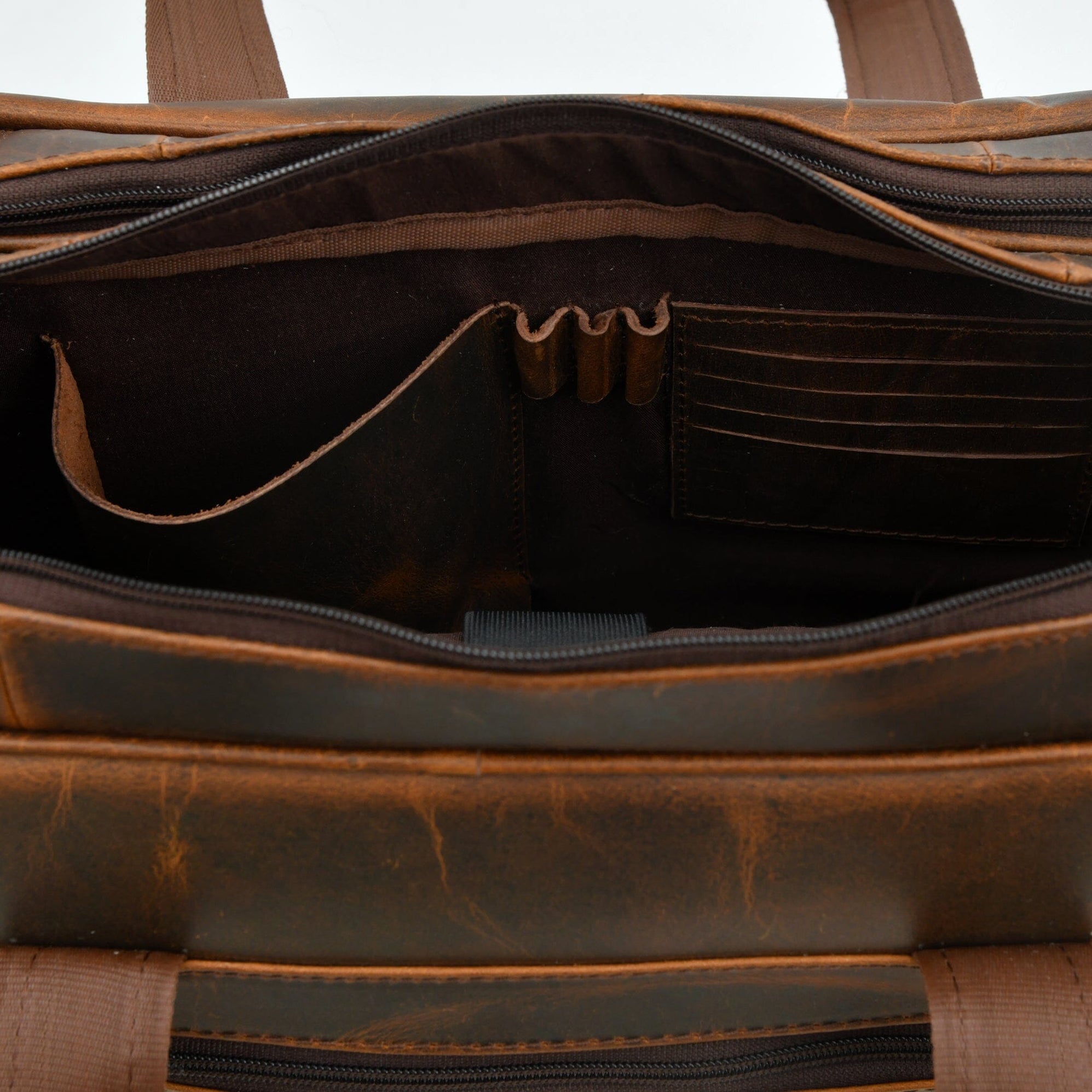 The Brooklyn Leather Briefcase — Classy Leather Bags