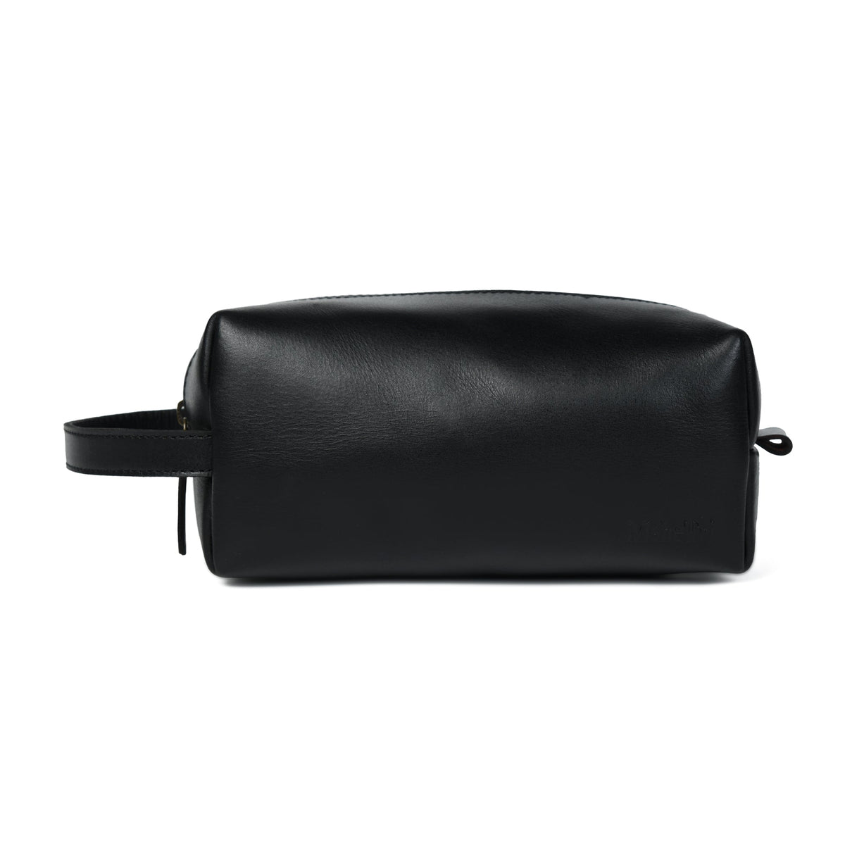 The Hamilton Mens Leather Toiletry Bag, Travel Dop kit — Classy