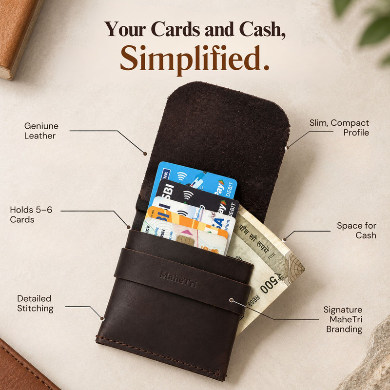 Minimalist Credit Card & Cash Holder