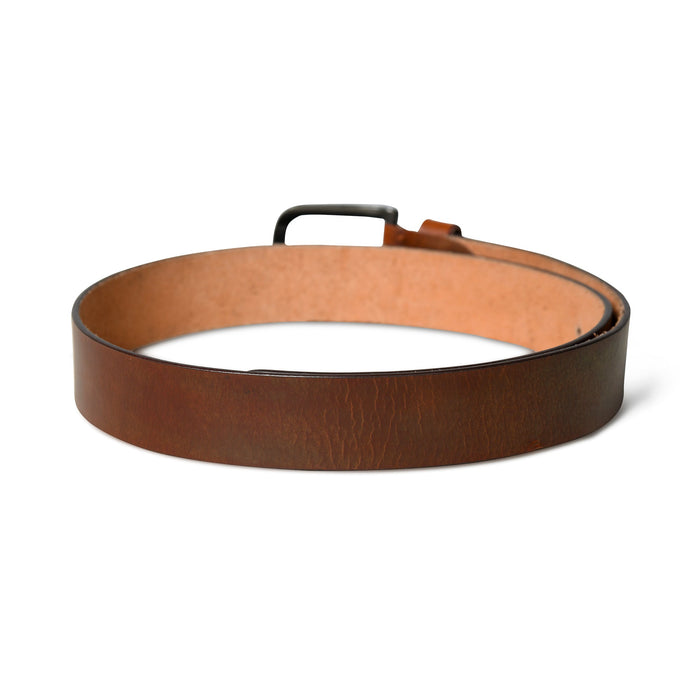 Tan Leather Pin Buckle Belt