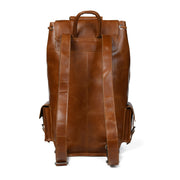 Buffalo Tan Leather Backpack