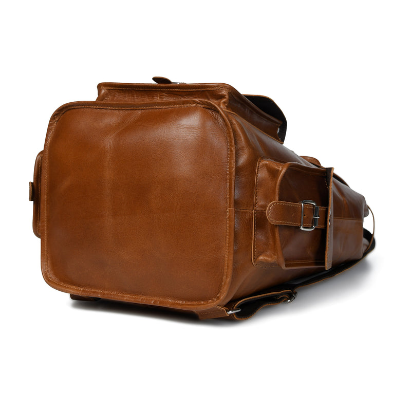 dasein buffalo faux leather studded backpack Kingston Tanned Backpack