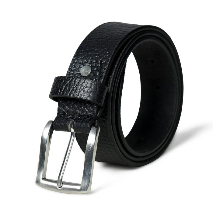 Nexus Black Leather Belt